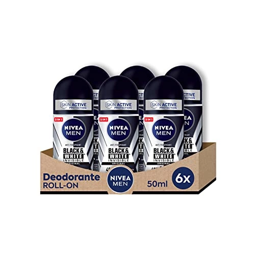 Black & White Invisible Roll-On Deodorant - Frisch 300 gram