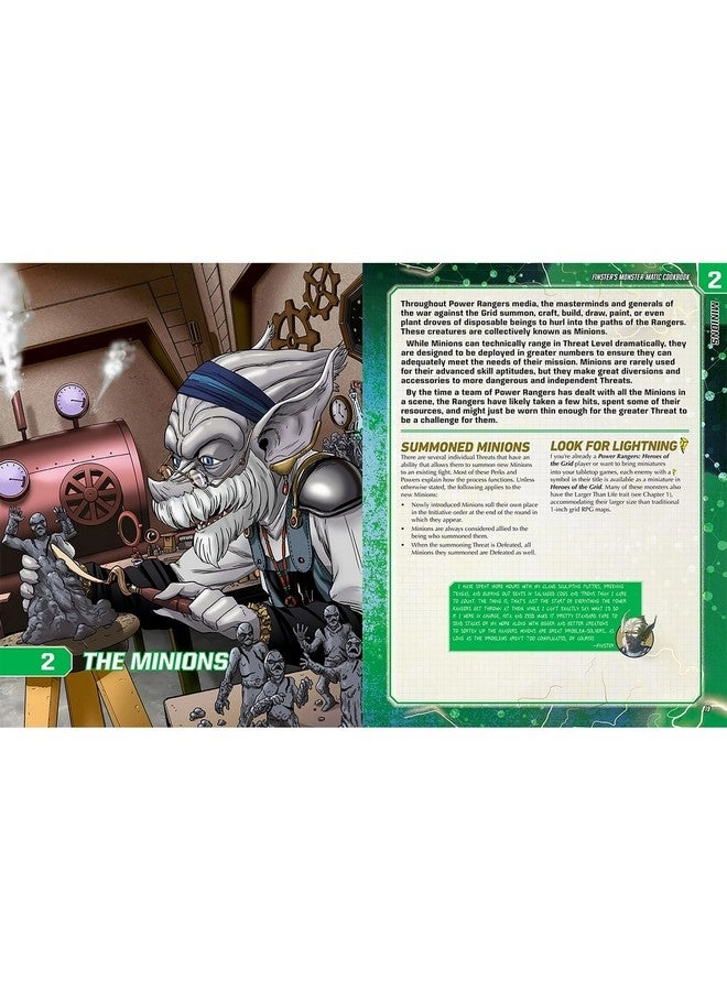 Power Rangers RPG Finster’s Monster-Matic Cookbook Sourcebook