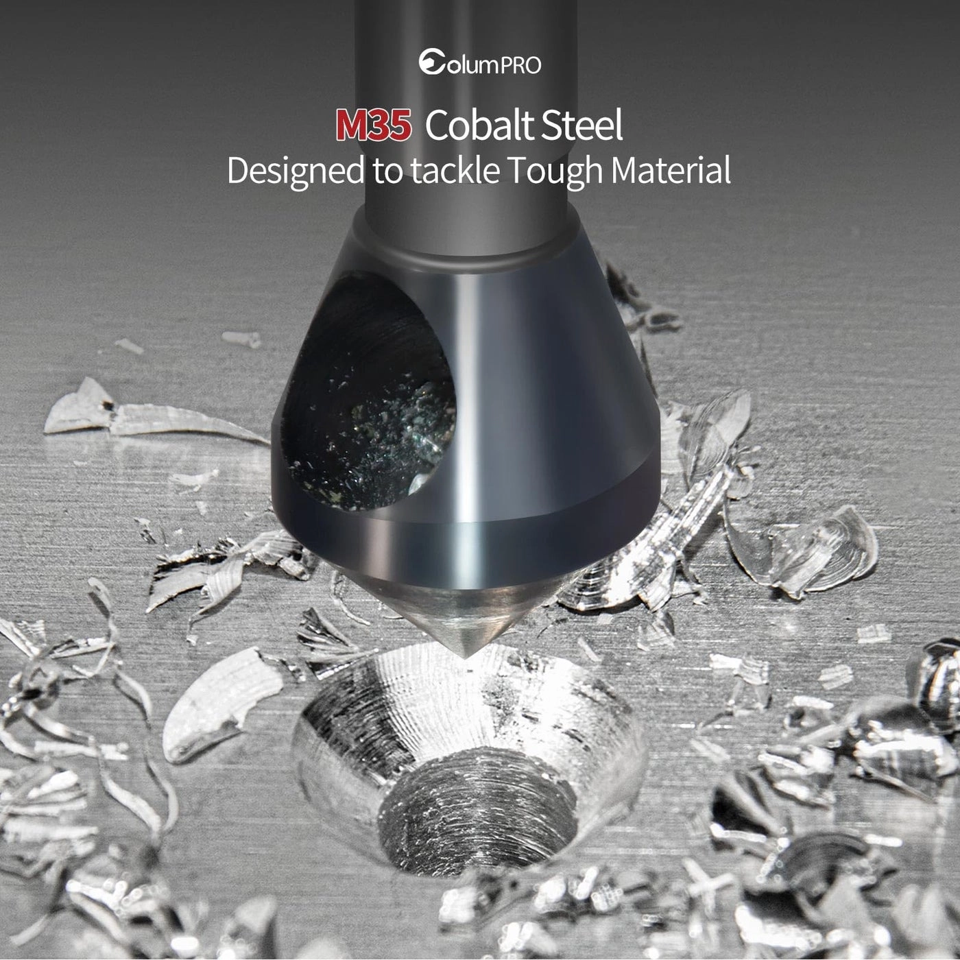 Countersink Chamfer Tool Set - M35 Cobalt 3PCS 2-5MM 10-15MM 15-20MM