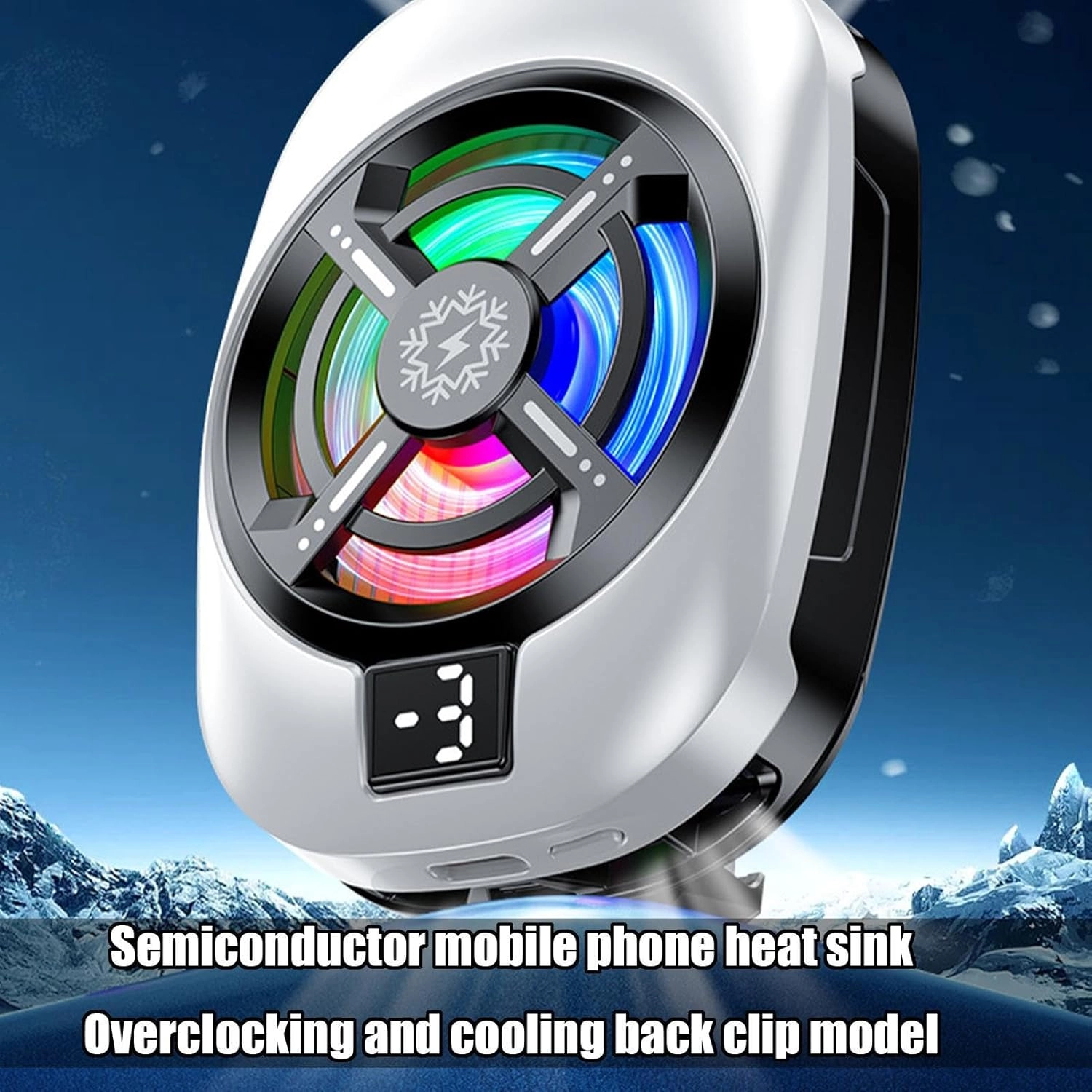 Silent Phone Cooler - Magnetic RGB Fan