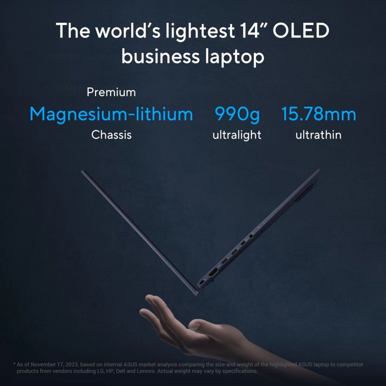 ExpertBook B9 B9403CVA - 14'' Core 7 32GB DDR5 1TB SSD