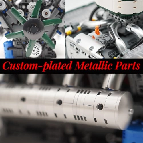 V8 Tank Engine (10182) - Electrically Driven Mechanical Construction