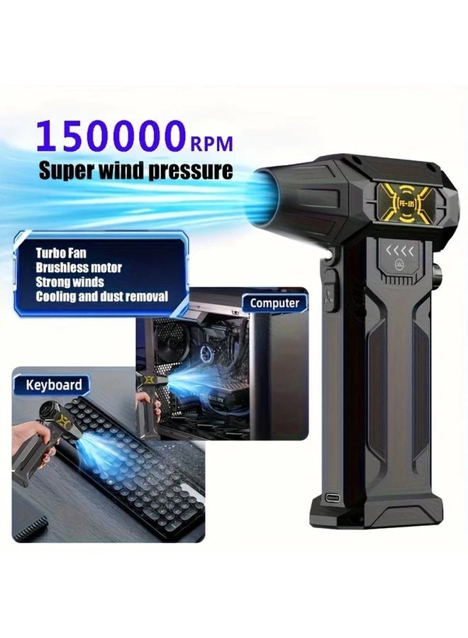 4-in-1 Wireless Handheld Vacuum Cleaner - 2000mAh