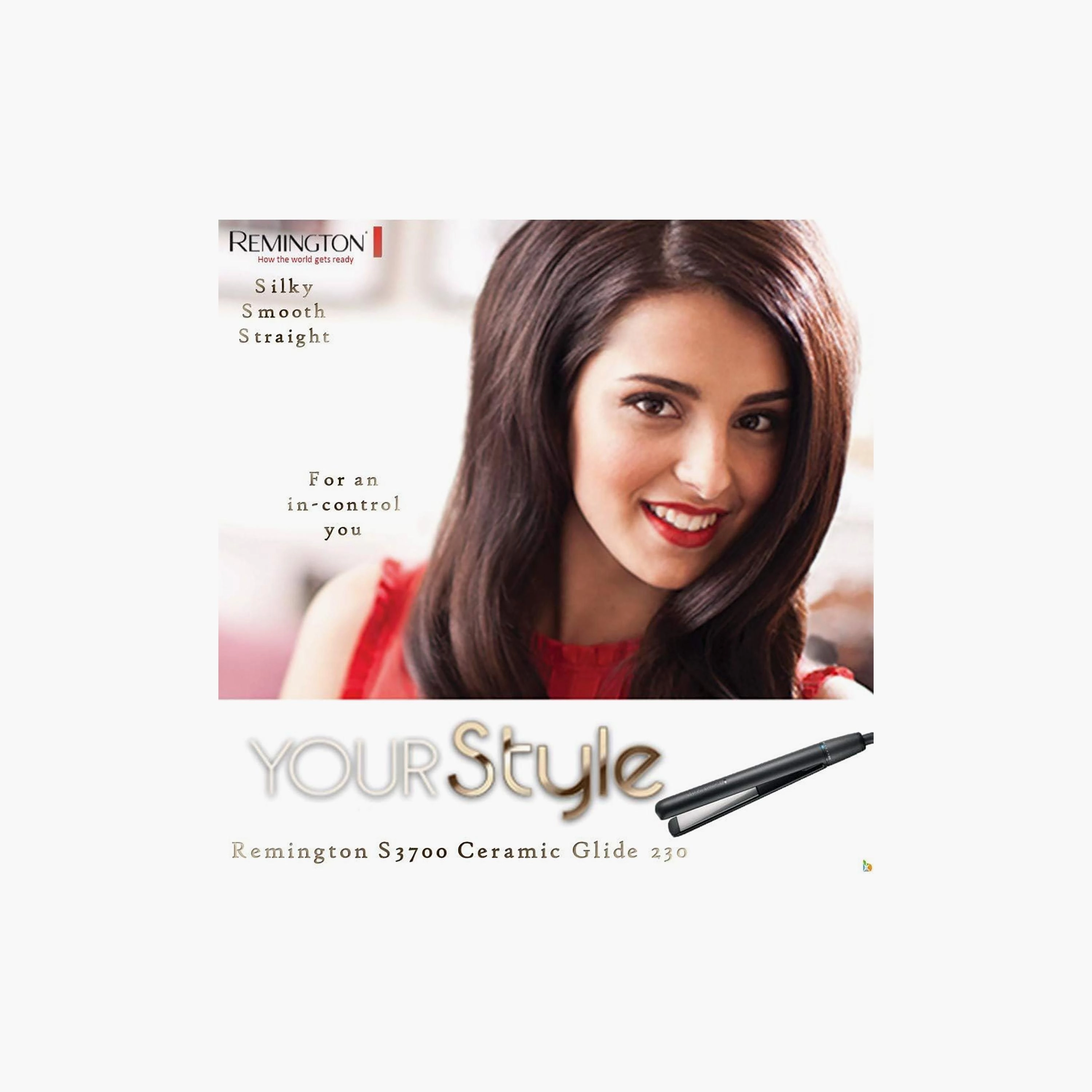 Hair Straightener S3700 - Black 1.8 metre cord