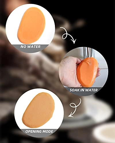 Pottery Sponge - silicone 3pcs.