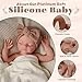 Reborn Baby Doll - 16 Inch Full Platinum Silicone Ages 3+
