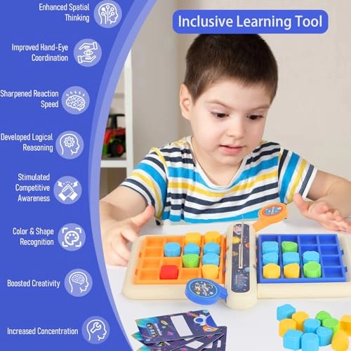 Shape Matching Game - 3 years and up 16 pieces