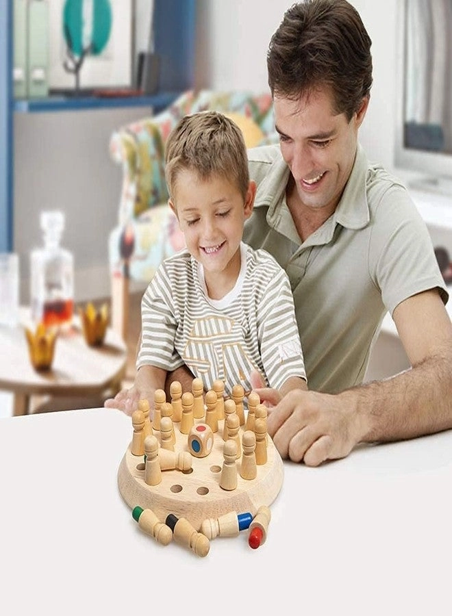 Wooden Memory Match Stick Chess Game