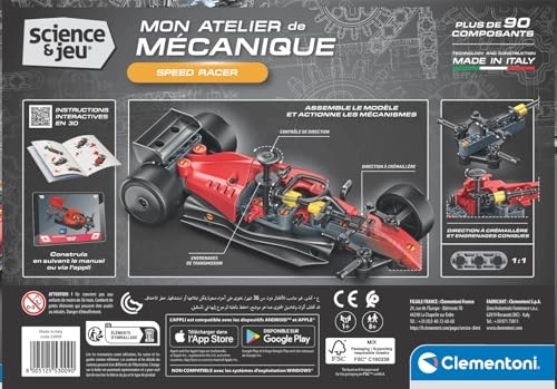 Speed Racer - 90 pcs for ages 8+ working steering movable pistons