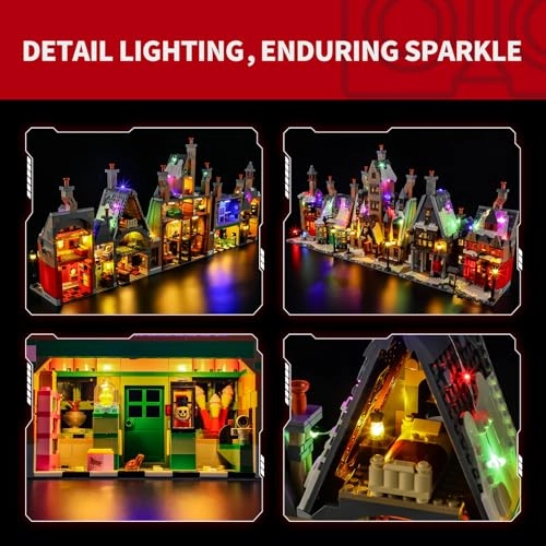 LED Lighting for LEGO Harry Potter Village Hogsmeade 76457