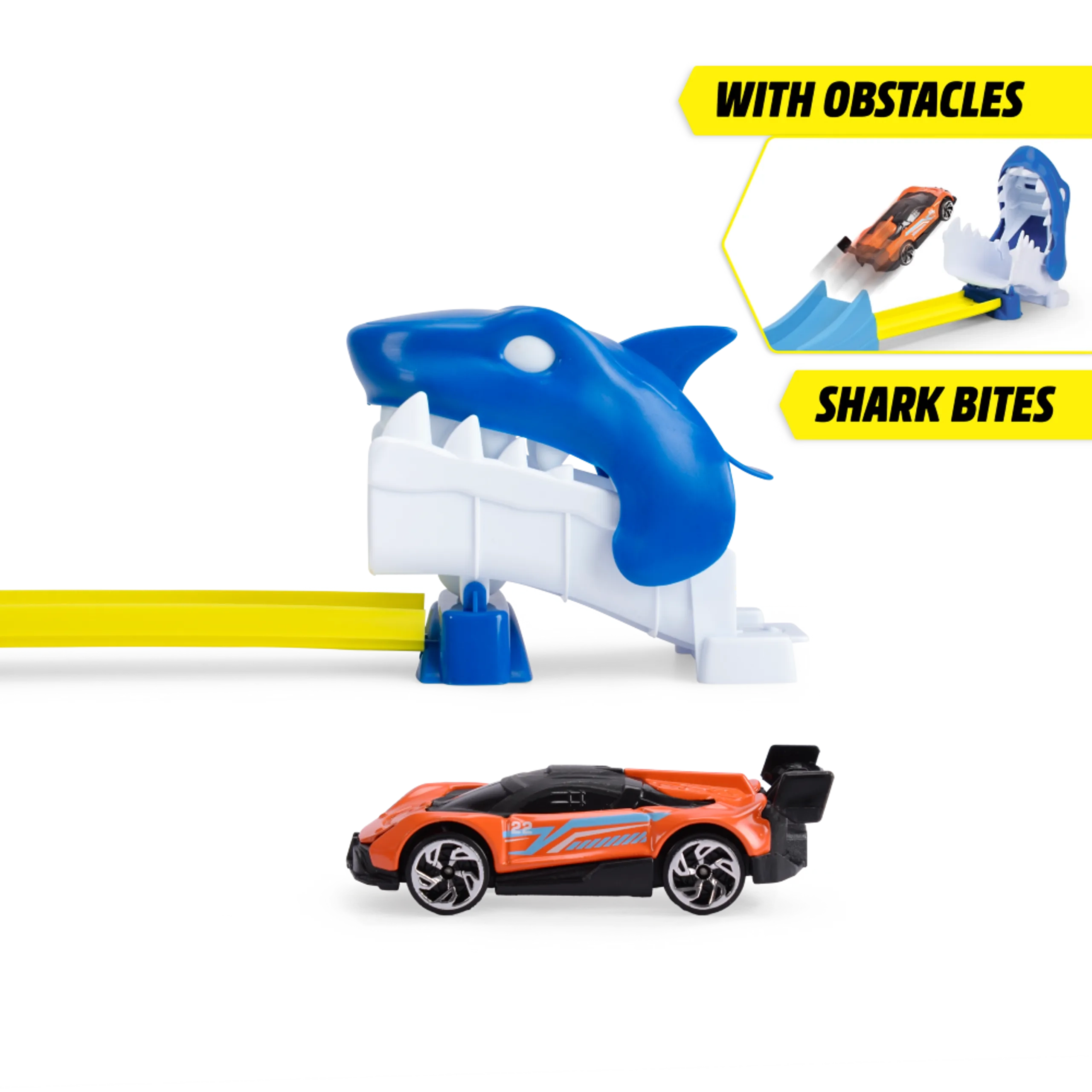 Shark Launcher Track Set - 115 cm track Metal car