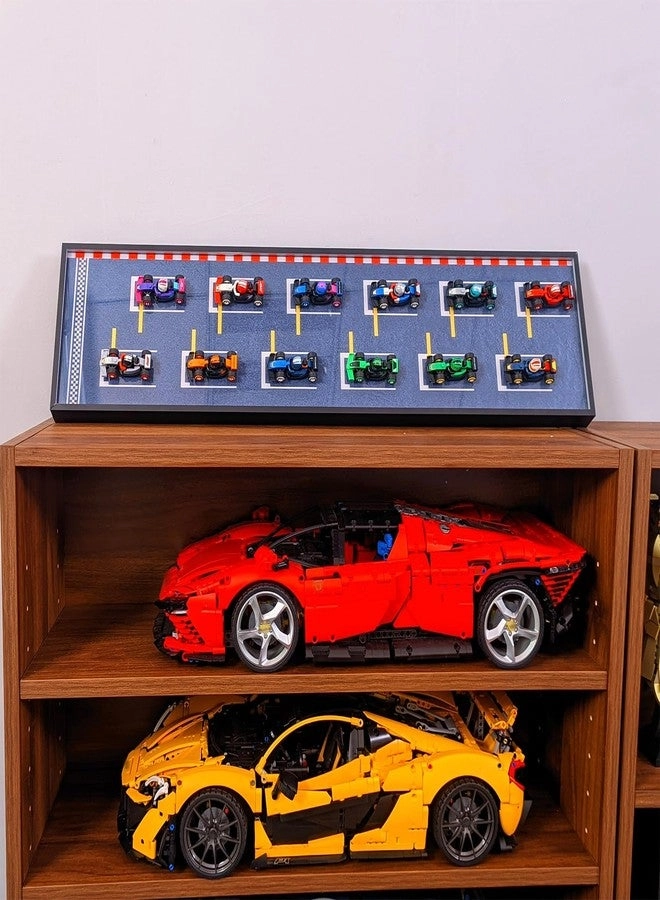 Display Wallboard for Lego Collectables - F1 Race Cars Lego