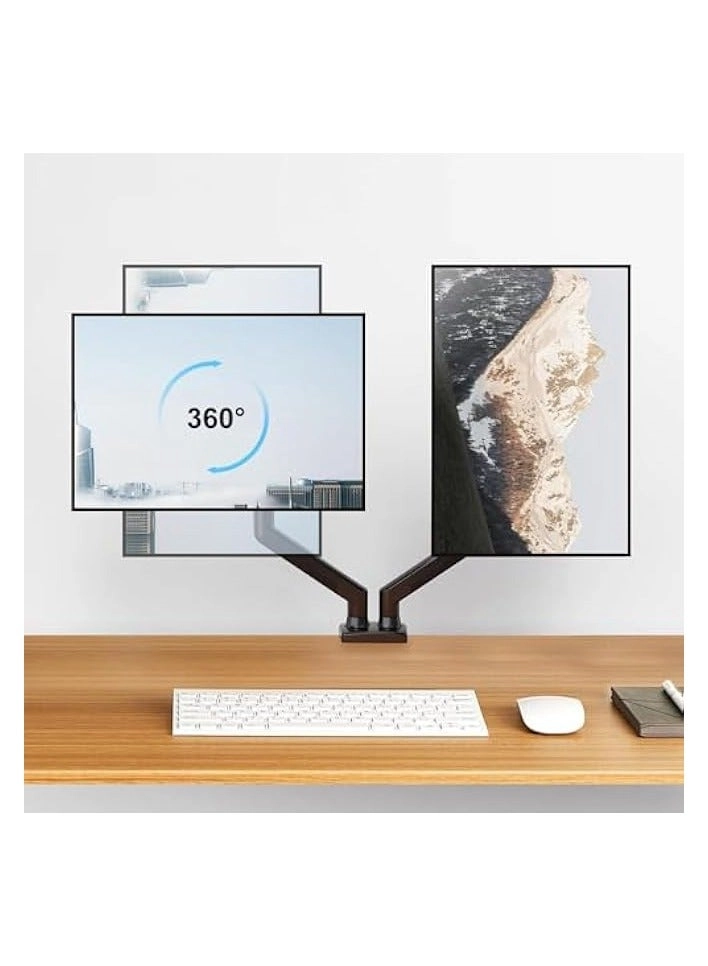 Dual Monitor Mount - 2 Monitors 32 inches 75mm or 100mm