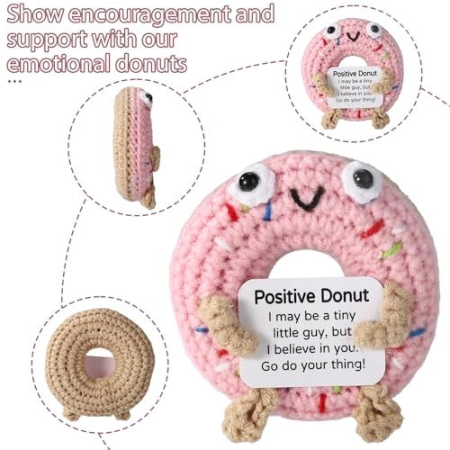 Donut Crochet 10.5x8.5cm Wool