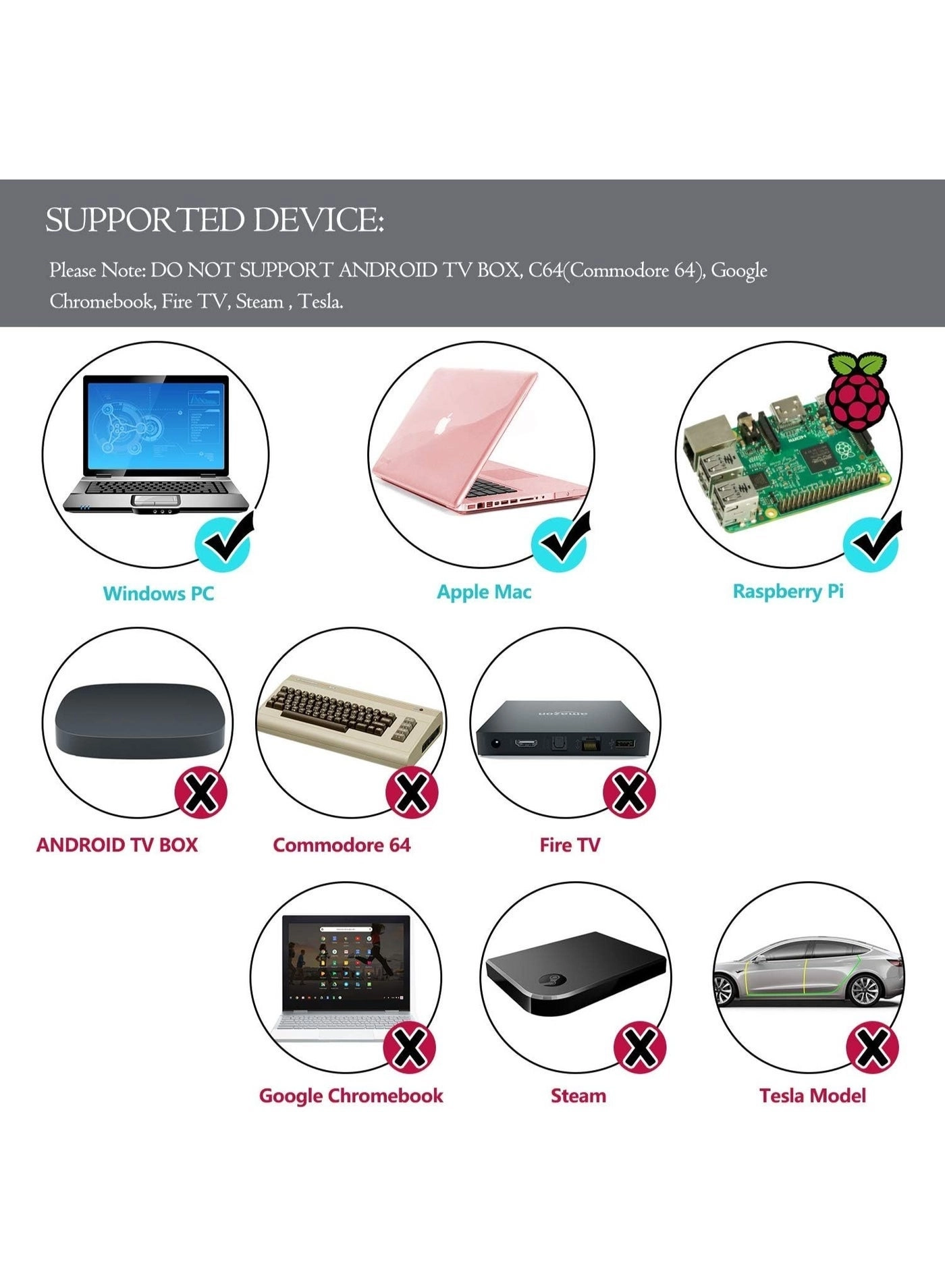 Retro N64 Controller - BLUE/RED Windows PC Mac Raspberry Pi Pack