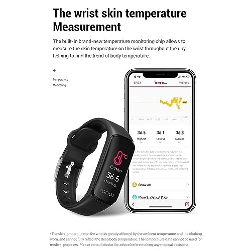 Blood Pressure Heart Rate Monitor - IPS Bluetooth Waterproof