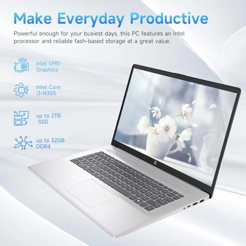 TPN-I139 + PCO Notebook Folding Radiator - 17.3'' Core i3-N305 32GB DDR4 128GB eMMC + 2TB SSD
