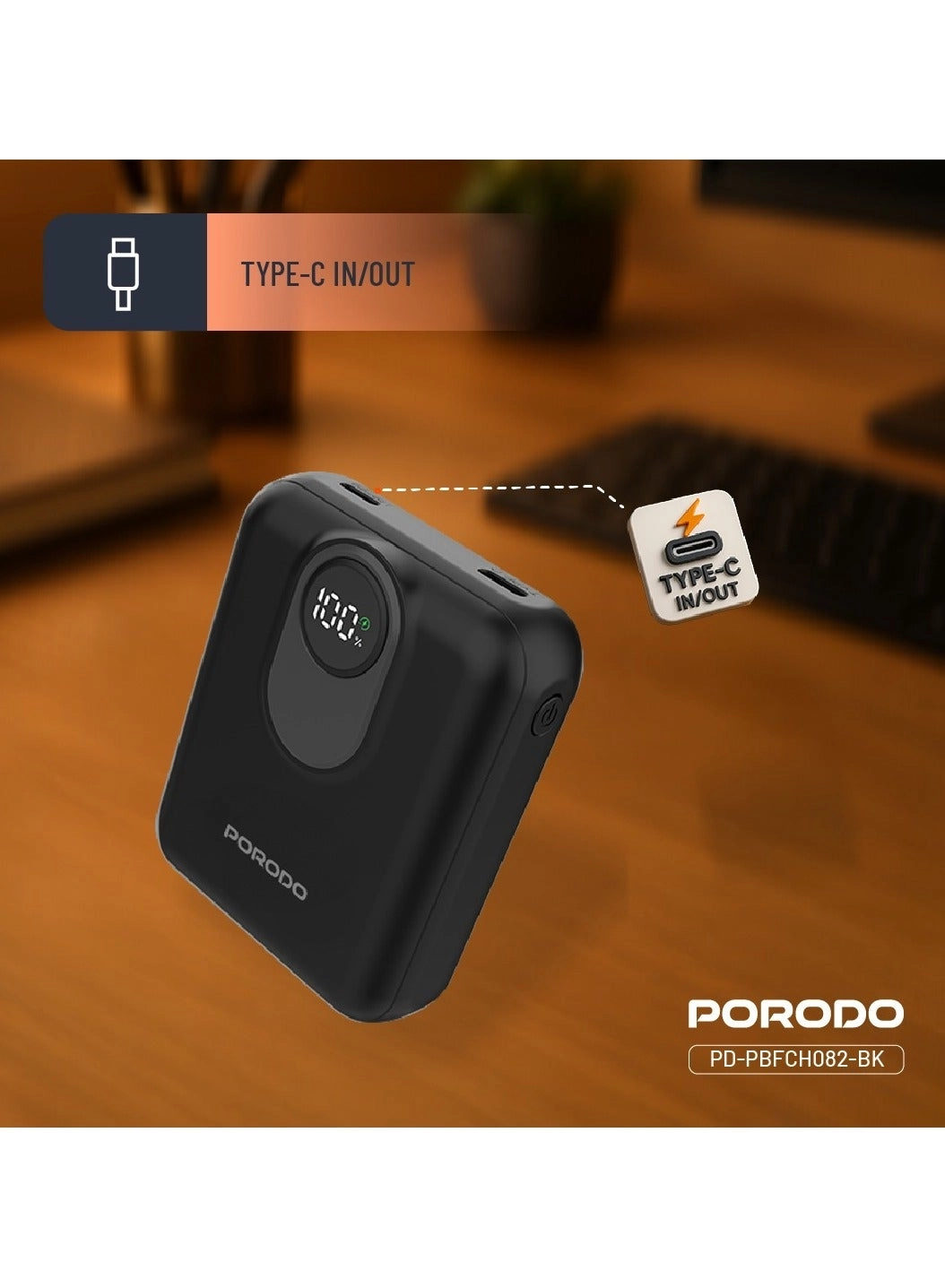 PD-PBFCH082-BK - 10000mAh