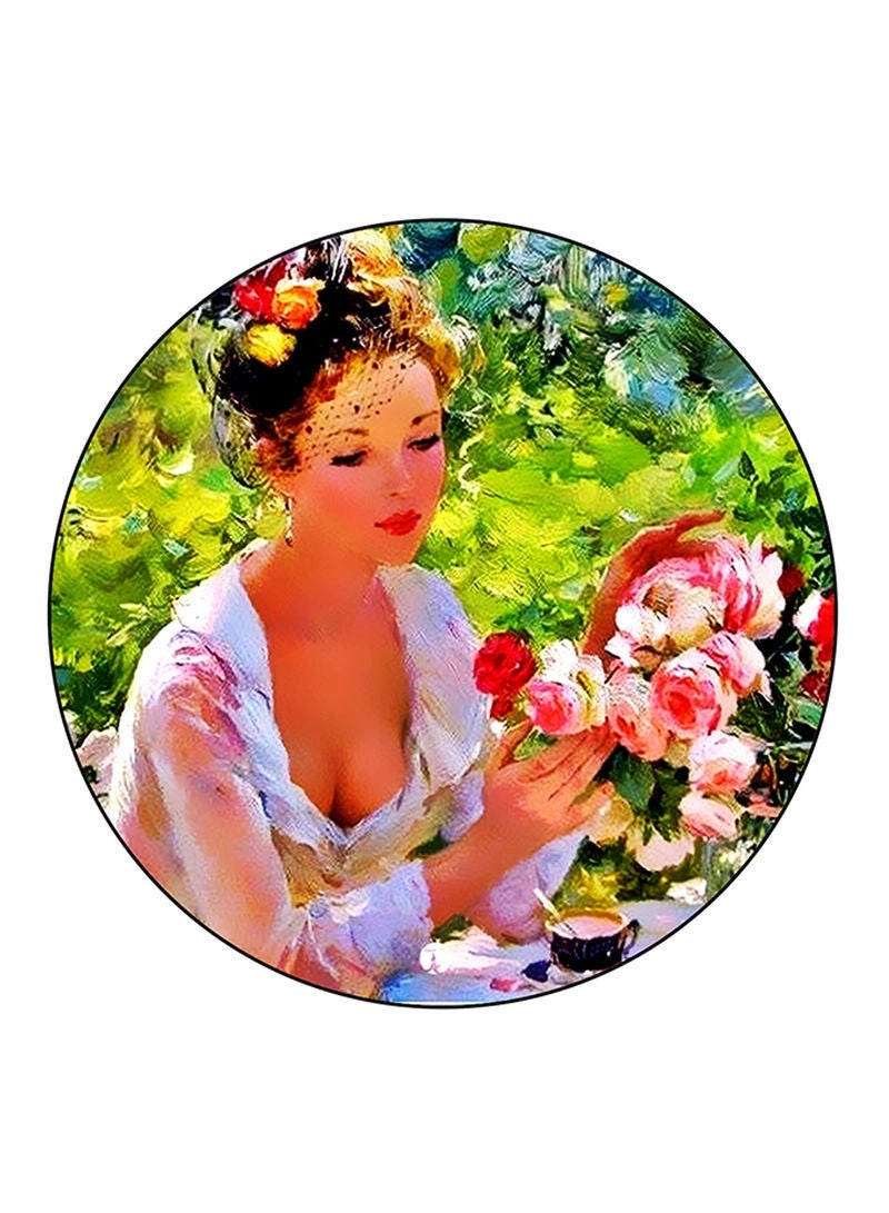 Woman Printed Mouse Pad