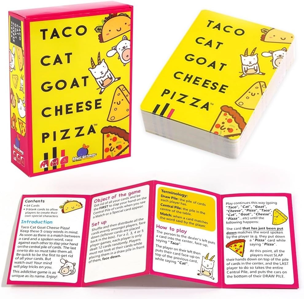LGWJHCY Taco Cat Goat Cheese Pizza - English 8+ Years 64 cards