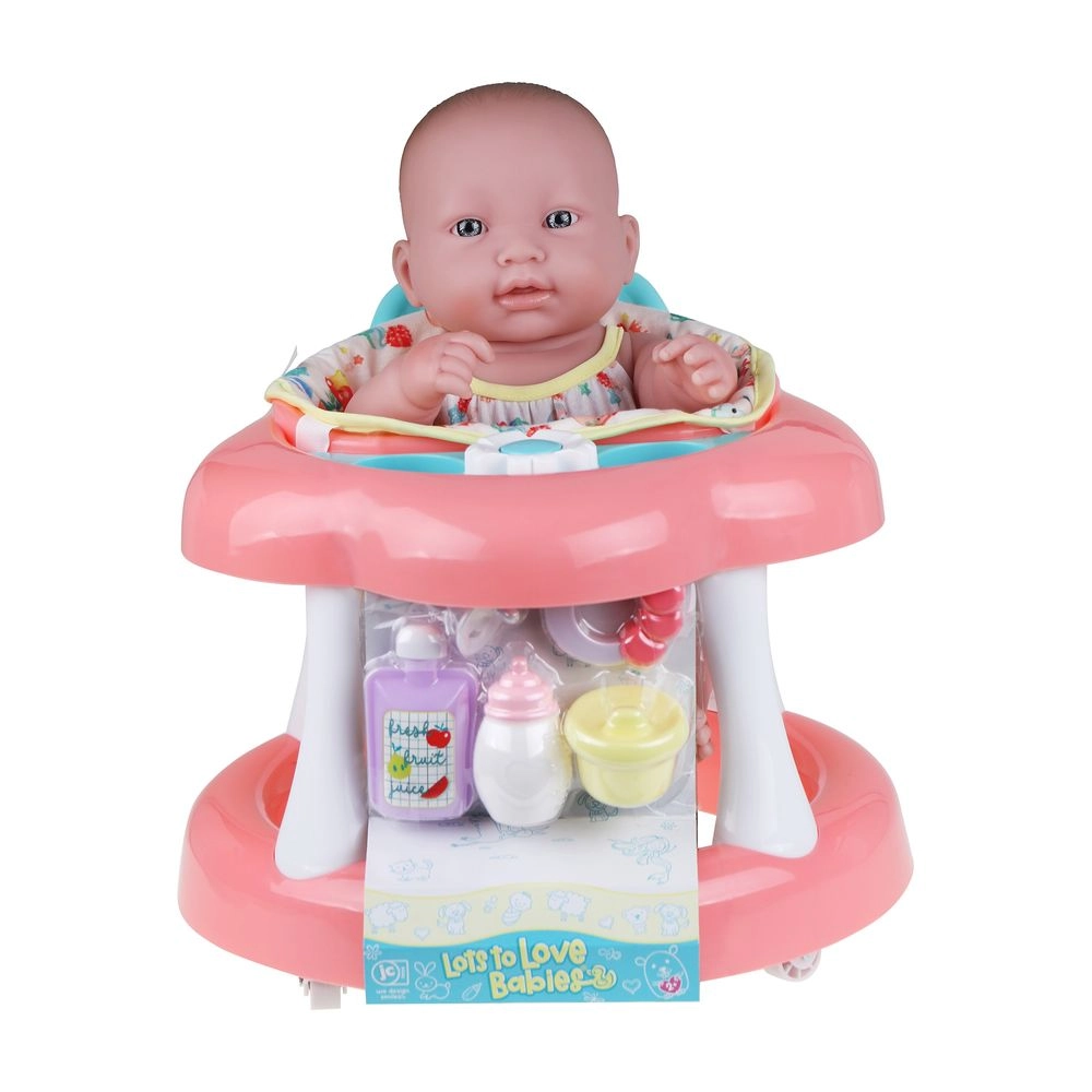 JC Toys Lots To Love With Walker And Accessories - 14-Inch