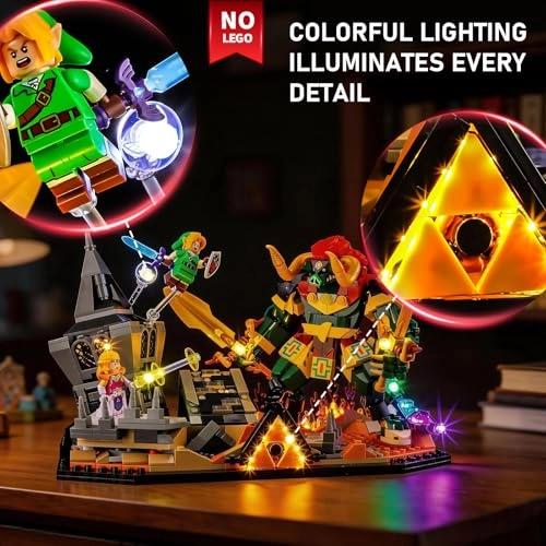 The Legend of Zelda Ocarina of Time - The Last Battle (77093) - LED Lighting Compatible Light Set
