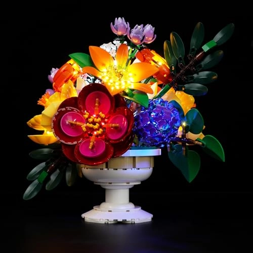 Light Kit Compatible with Lego Botanicals Flower Arrangement 10345 - LED USB