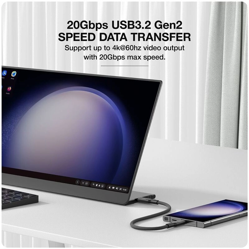 Thunder Pro Cable 240W USB-C to USB-C 1.2m Braided
