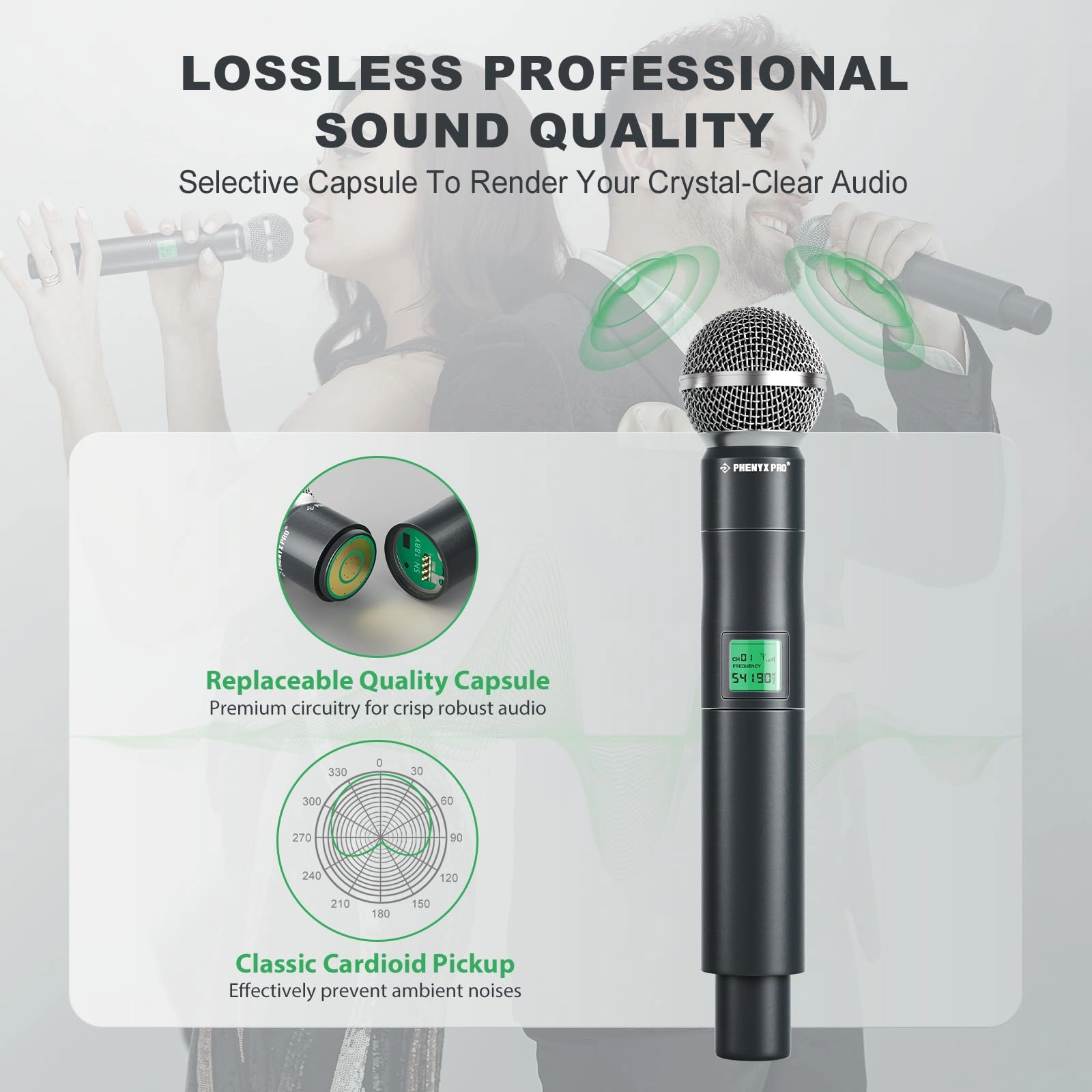PTU-5000-4H - 4 microphones UHF