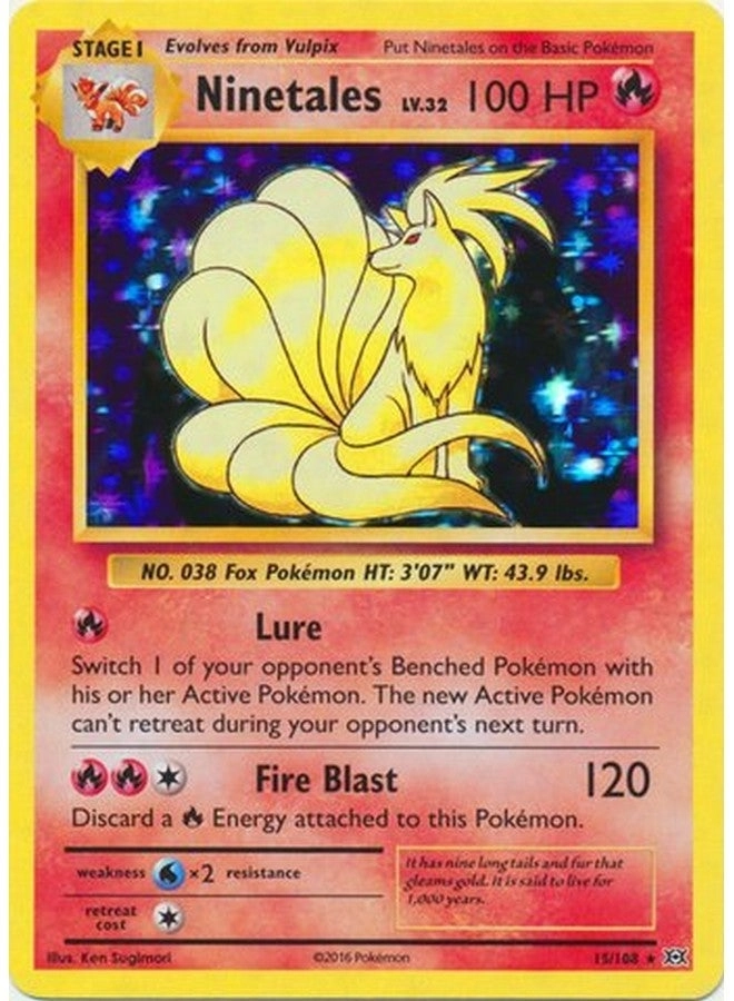Pokémon Ninetales 15/108 - XY Evolutions Reverse Holo