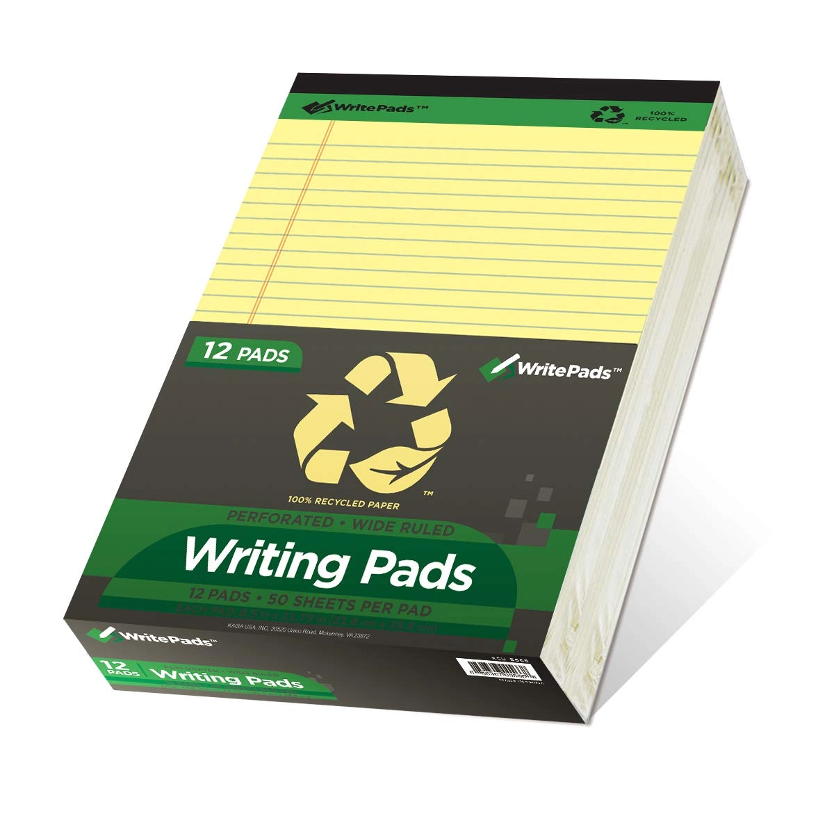 Legal Note pads 8.5-x-11.75-inch - Lined 600 Sheets
