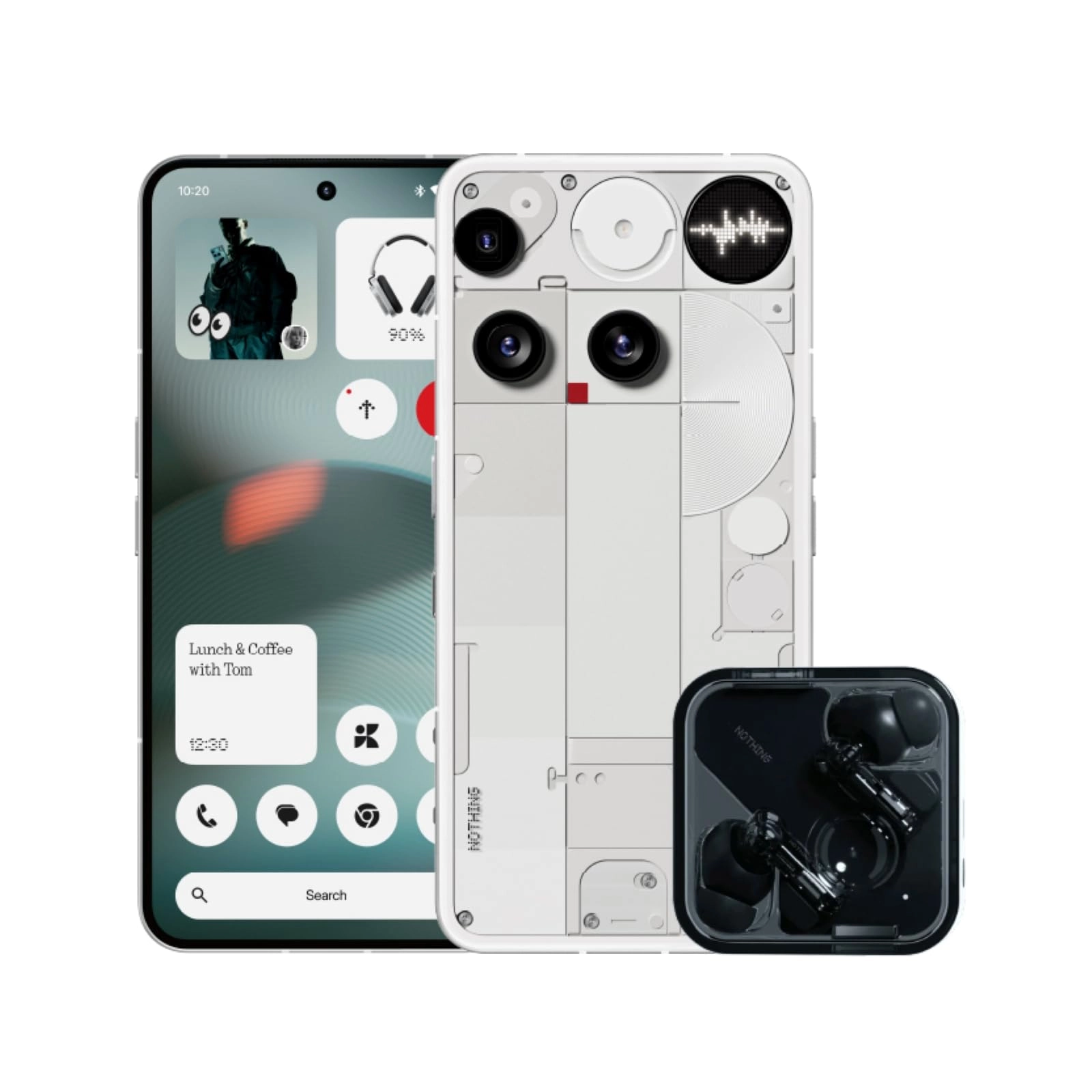 Nothing (Renewed) Phone 3 - 16GB 512GB Bundle