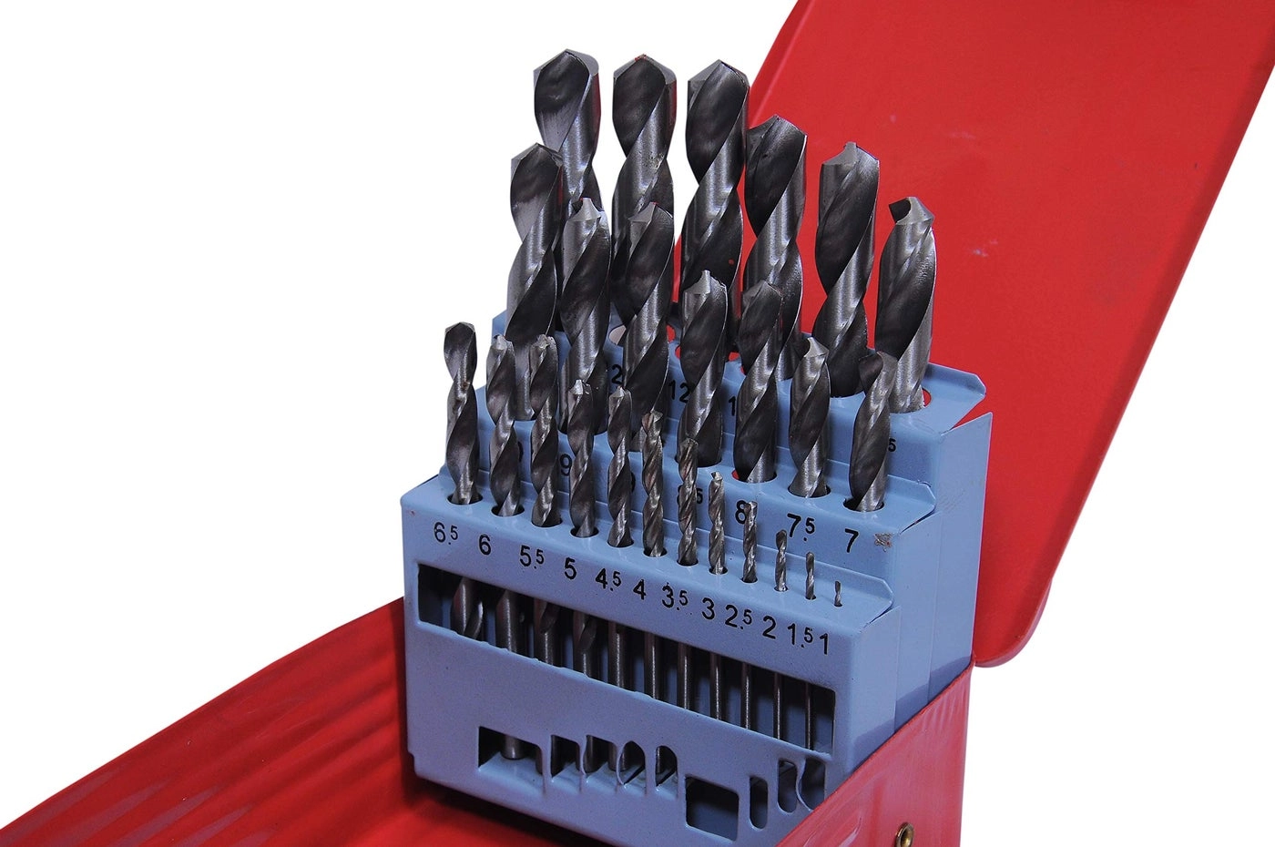 Jon Bhandari Tools HSS Drill Bit Set - High Speed Steel 25pc 1 - 13 mm
