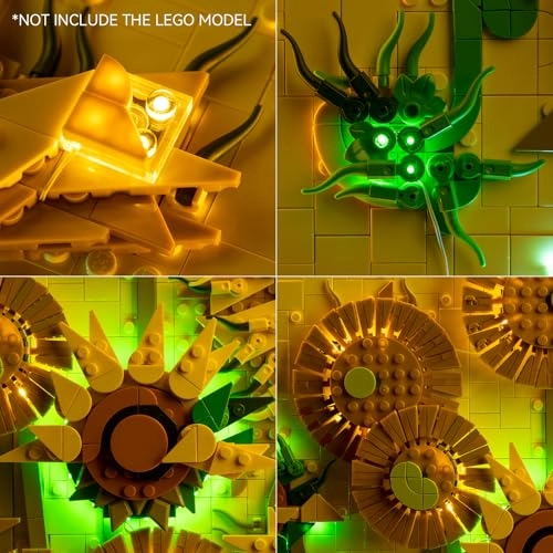 LED Light kit Compatible with Lego 31215 Vincent Van Gogh Sunflowers - Vincent Van Gogh Sunflowers Lego