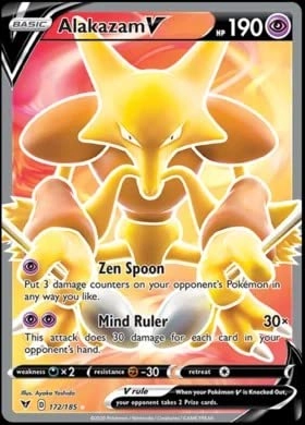 Pokémon Alakazam V 172/185