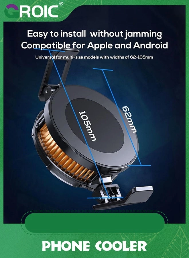 Phone Cooler - 3 Cooling Modes RGB Lights