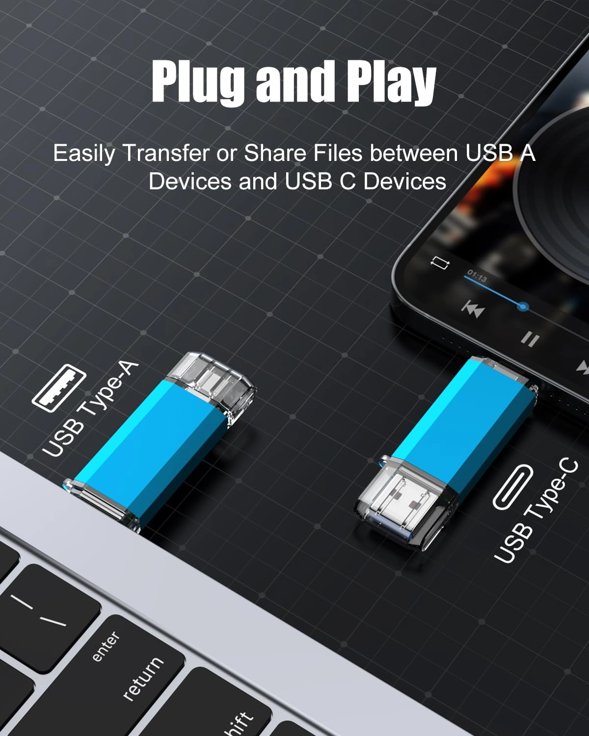 USB Flash Drive - USB 3.0 Type C 32GB