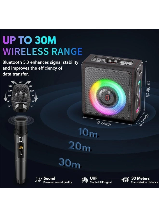 Karaoke machine - 2 wireless microphone