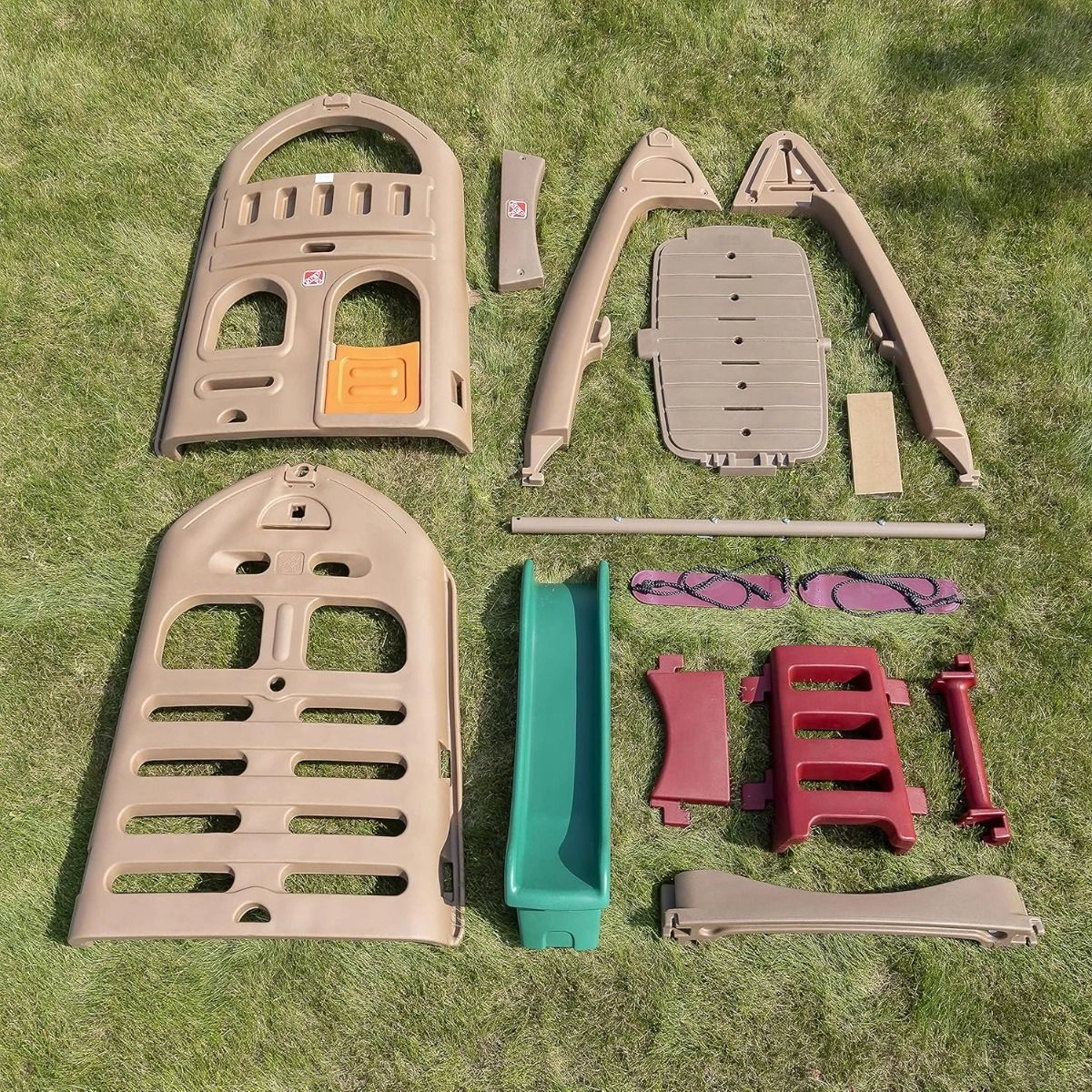 Naturally Playful Playhouse Climber And Swing Extension