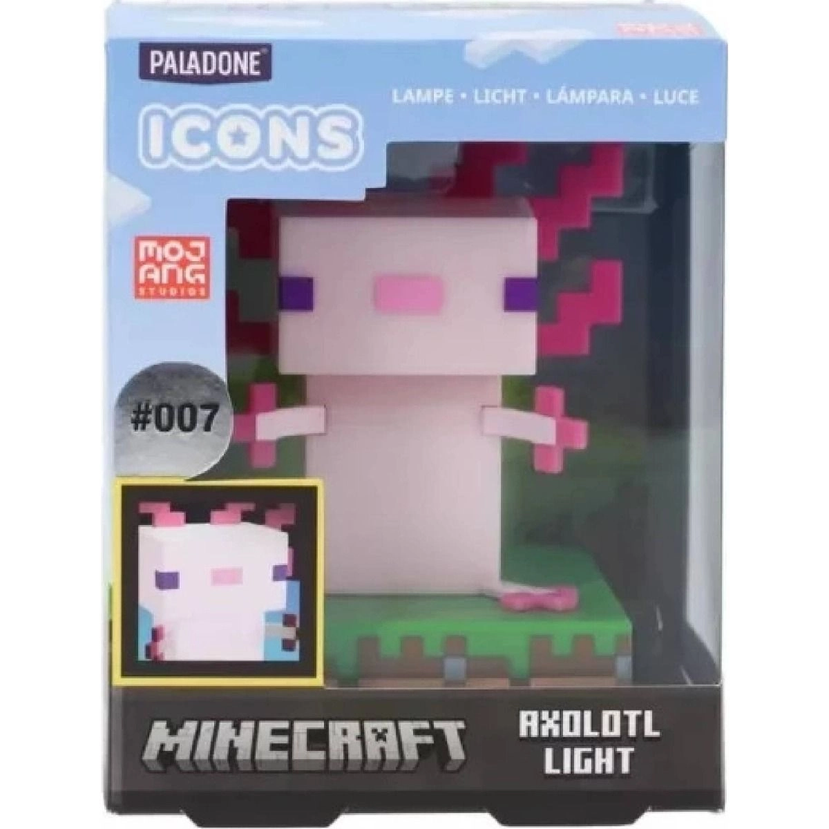 Axolotl Light - night light pink