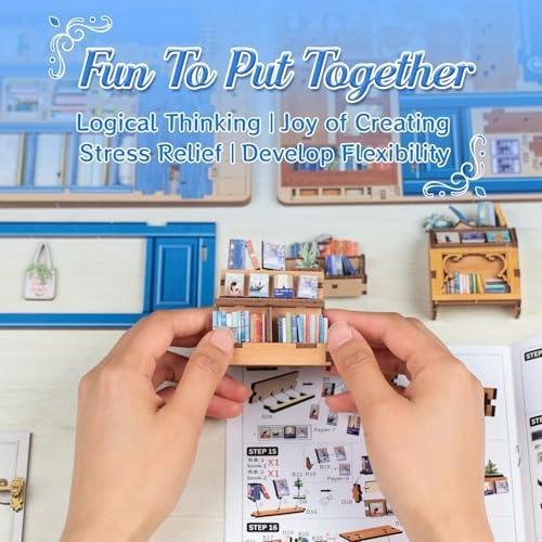 Book Nook Kit - Muse Bookstore 1:12 Scale