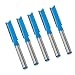 Straight Router Bit - 5/16" Cutting Dia 1/4" Shank Dia Pack of 5