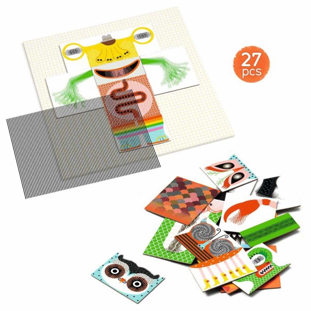 Kinoptik Rigolomonster - Suitable for 3 years and above 27 pieces