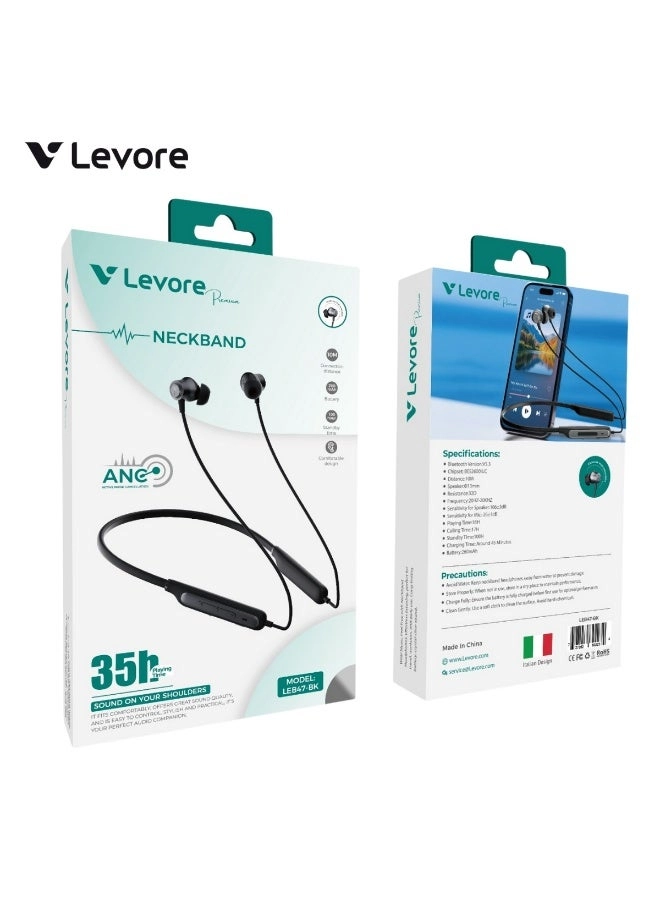 LEB47-BK Wireless Headset