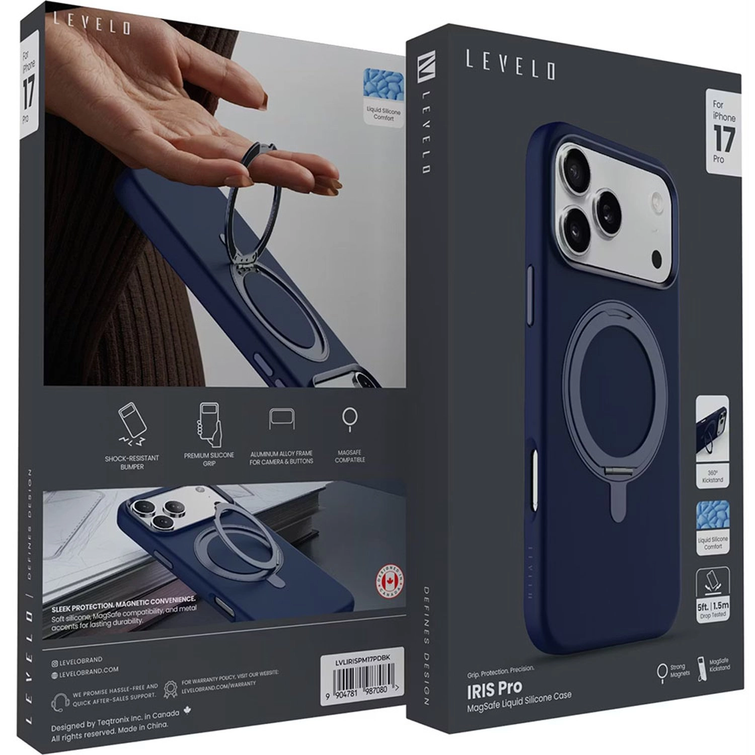 Iris Pro Silicone Case with MagSafe for iPhone 17 Pro