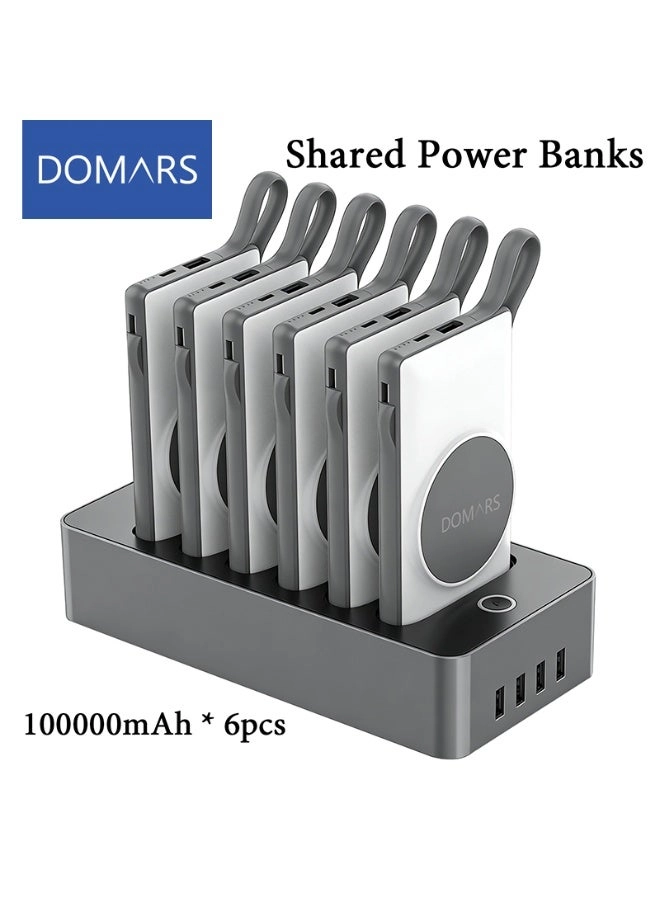Domars Magnetic Power Bank - 6 X 10000mAh 22.5W Fast charging Wireless charging