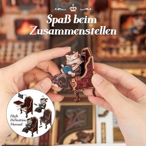 Book Nook Kit - Count Cat's Study