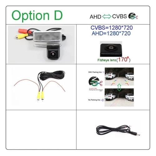 Car Rear View Camera - Night vision 1920 x 1080P