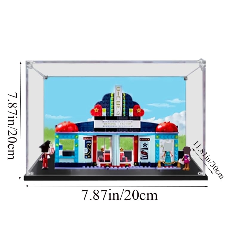 Acrylic Display Case for LEGO 41448 - Acrylic + Wood-Plastic Composite Material