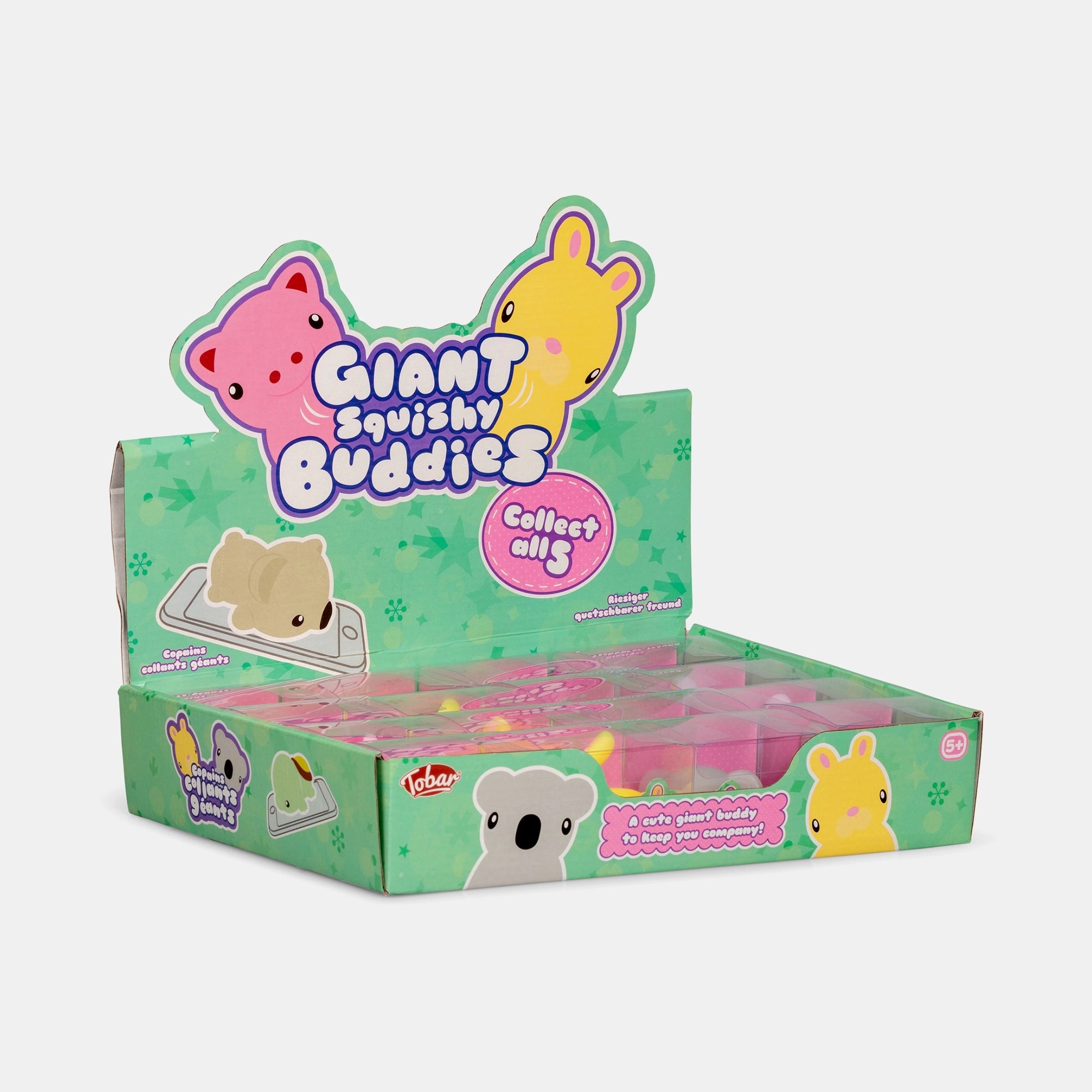 BORDERS Giant Squishy Buddies - 6 cm Multicolor
